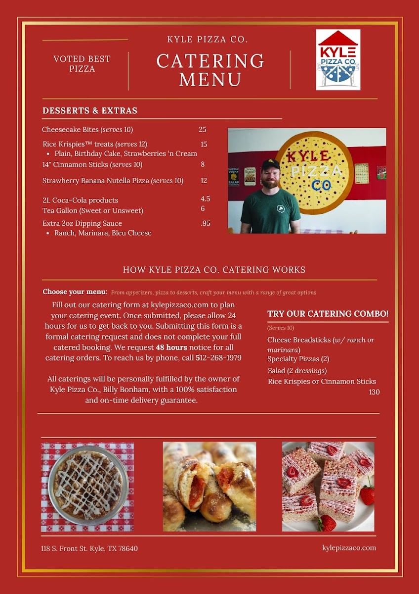 Menu Kyle Pizza Co.-1