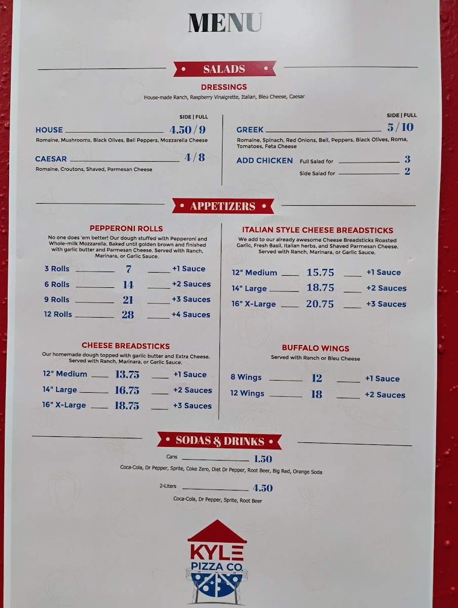 Menu Kyle Pizza Co.-5